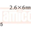 Tamiya Flachkopf-Schraube 2.6x6mm (5 Stk.) #9808125