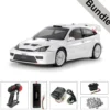 Tamiya 47495 Ford Focus RS Custom TT-02 (vorlackiert) BUNDLE "Silber"