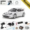 Tamiya 58724 Ford Focus RS Custom 2003 (TT-02) BUNDLE "Gold"