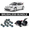 Tamiya 47495 Ford Focus RS Custom TT-02 (vorlackiert) BRUSHLESS-BUNDLE