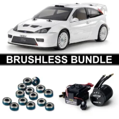 Tamiya 58724 Ford Focus RS Custom 2003 (TT-02) BRUSHLESS-BUNDLE