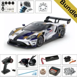 Tamiya 58689 Ford GT Mk.II 2020 TT-02 BUNDLE "Gold"