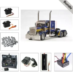 Tamiya 56344 Grand Hauler Customized BUNDLE "Silber"