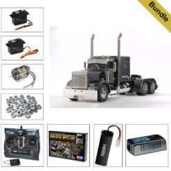 Tamiya 56356 Grand Hauler Matt Black Edt. BUNDLE "Gold"