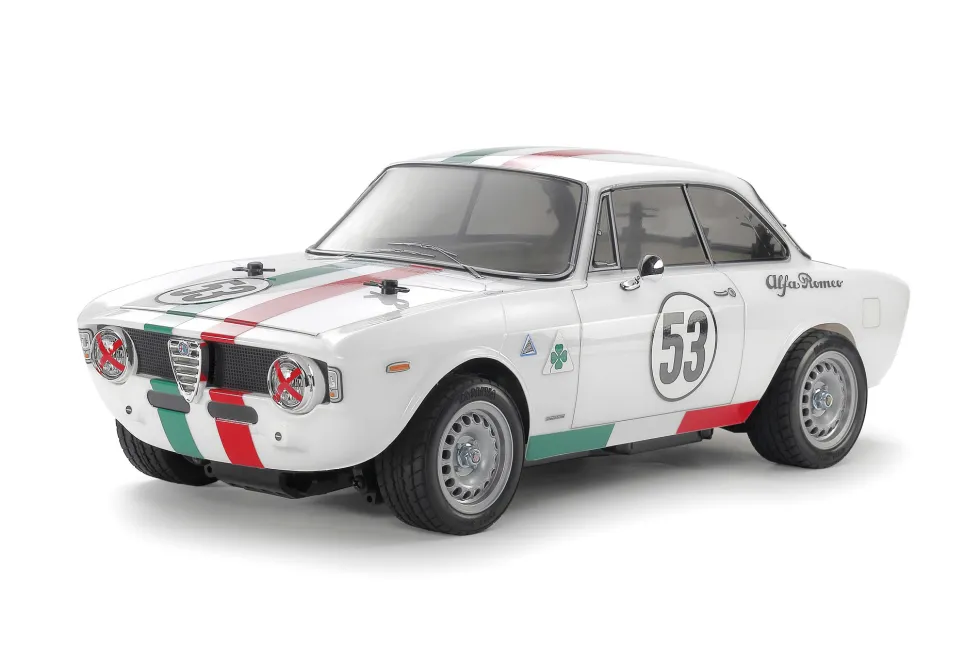Tamiya 51729 Karosserie-Satz Alfa Romeo Giulia Club RS M-Chassis (unlackiert)