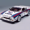 Tamiya Karosserie-Satz mit Cockpit Lancia 037 Rally (unlackiert)