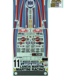 Tamiya Karosserie-Satz mit Cockpit Lancia 037 Rally (unlackiert)