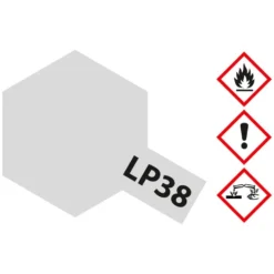 Tamiya 82138 Kunstharz-Farbe LP-38 Flat Aluminum