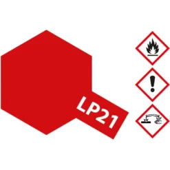 Tamiya 82121 Kunstharz-Farbe LP-21 Ital. Rot 10ml