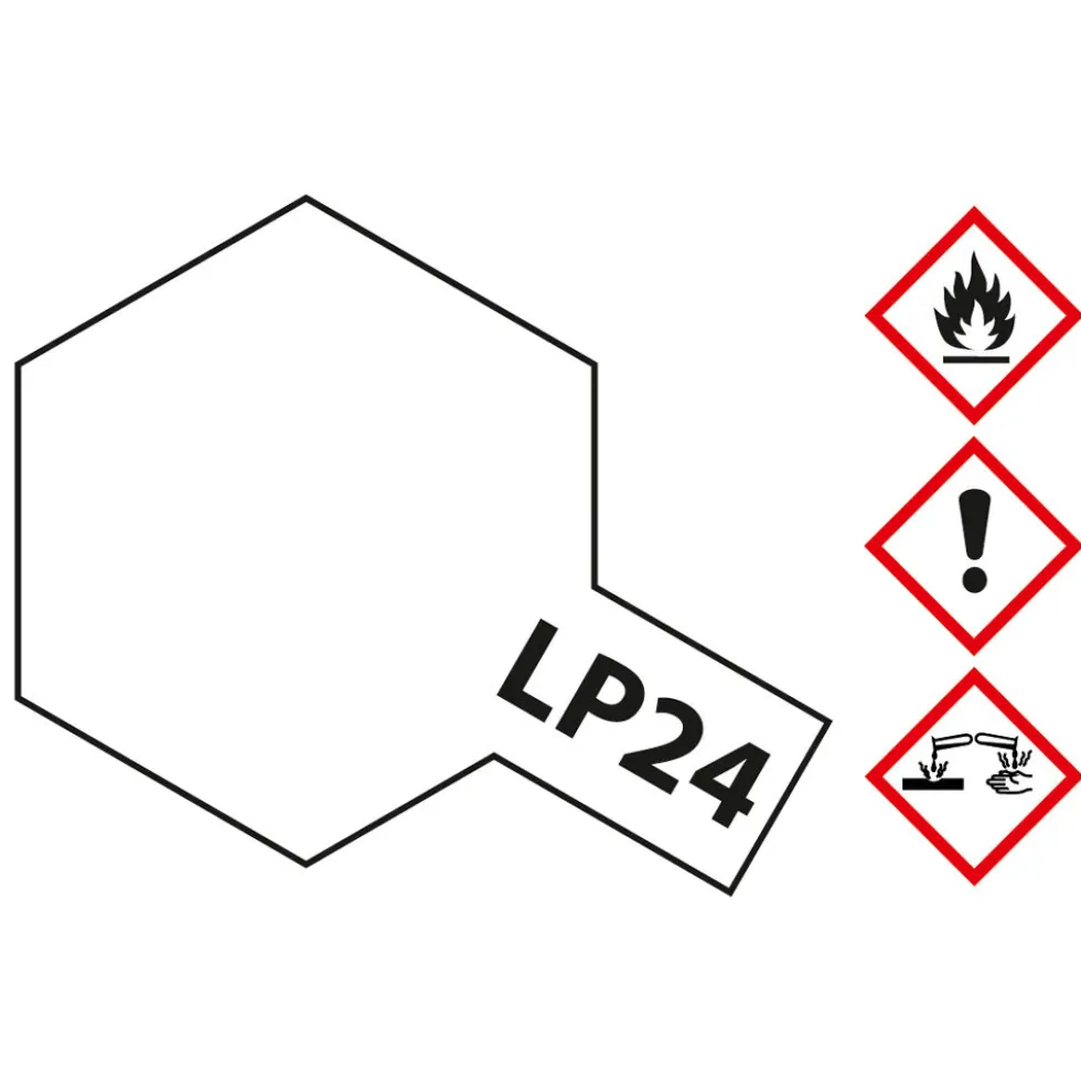 Tamiya 82124 Kunstharz-Farbe LP-24 Klarlack seidenmatt 10ml