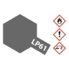 Tamiya 82161 Kunstharz-Farbe LP-61 Metallic Grau matt 10ml