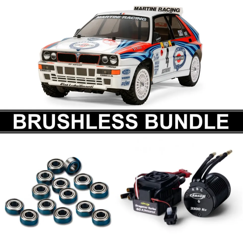 Tamiya 58570 Lancia Delta Integrale TT-02 BRUSHLESS-BUNDLE