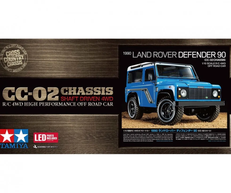 Tamiya 58700 Land Rover Defender 90 CC-02 Bausatz