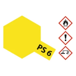 Tamiya Lexan Spray Dose PS-6 Gelb / Yellow Farbspray