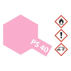 Tamiya Lexan Spray Dose PS-40 Transparent Pink Farbspray