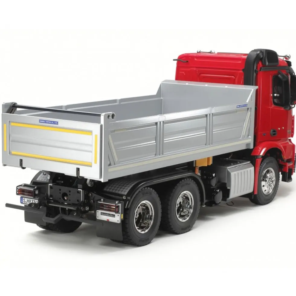 Tamiya 56361 MB Arocs 3348 Hinterkipper Rot/Silber 1:14 Bausatz