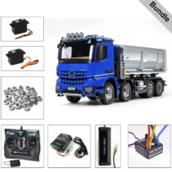 Tamiya 56366 MB Arocs 4151 8x4 Kipper BUNDLE "Silber"