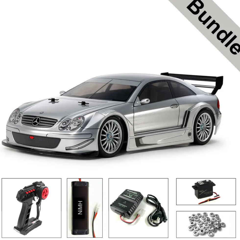 Tamiya 58722 MB CLK AMG 2002 (TT-02) BUNDLE "Silber"