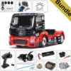 Tamiya 58683 M-B Race Truck Actros MP4 TT-01E BUNDLE "Gold"