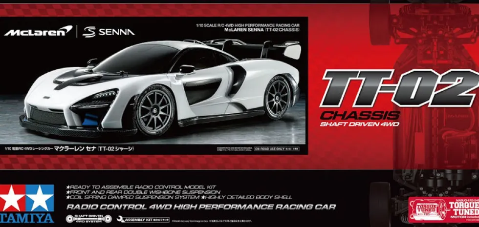 Tamiya 58711 McLaren Senna (TT-02) Bausatz 1:10
