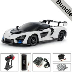 Tamiya 58711 McLaren Senna (TT-02) BUNDLE "Silber"
