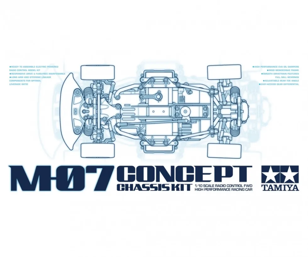 Tamiya 58647 M-07 Concept M-Chassis Bausatz
