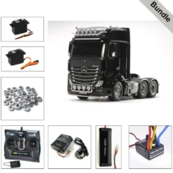 Tamiya 56348 Mercedes-Benz Actros 3363 Giga Space 6x4 BUNDLE "Silber"