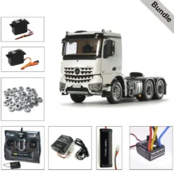 Tamiya 56352 Mercedes-Benz Arocs 3363 6x4 BUNDLE "Silber"