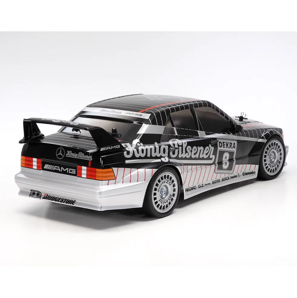 Tamiya 47525 Mercedes-Benz 190E Evo.II 1991 König-Pilsner (vorlackiert) TT-02 Bausatz