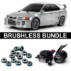 Tamiya 58713 Mitsubishi Lancer Evo V (TT-02) BRUSHLESS-BUNDLE