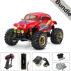 Tamiya 58618 Monster Beetle 2015 BUNDLE "Silber"