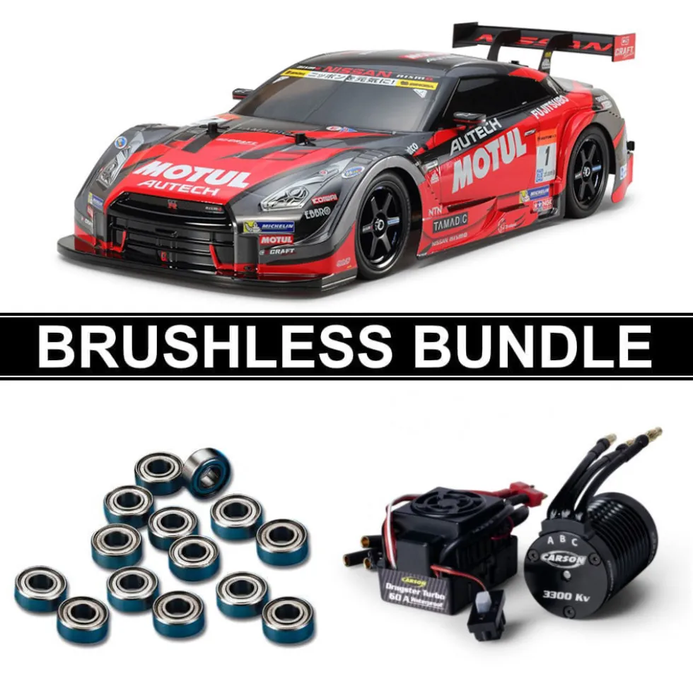 Tamiya 58625 MOTUL Autech GT-R (TT-02) BRUSHLESS-BUNDLE