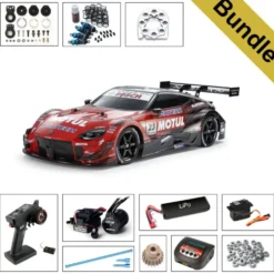 Tamiya 47503 Motul Autech Z 2023 (TT-02) vorlackiert BUNDLE "Gold"