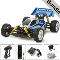 Tamiya 58568 Neo Scorcher TT-02B BUNDLE "Silber"
