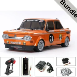 Tamiya 58649 NSU TT Prinz Jägermeister M-05 BUNDLE "Silber"