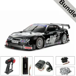 Tamiya 58701 Opel Calibra V6 Cliff (TT-01E) BUNDLE "Silber"