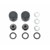 Tamiya 56557 Radnaben-Set Hinterachse schwarz (2) 1:14