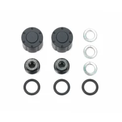 Tamiya 56557 Radnaben-Set Hinterachse schwarz (2) 1:14