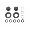 Tamiya 56556 Radnaben-Set Vorderache schwarz (2) 1:14