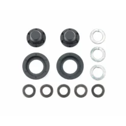 Tamiya 56556 Radnaben-Set Vorderache schwarz (2) 1:14