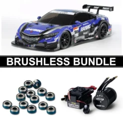 Tamiya 58599 Raybrig NSX Concept-GT (TT-02) BRUSHLESS-BUNDLE