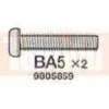 Tamiya Rundkopf-Schraube M3 3x15mm (4) #9805859