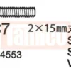 Tamiya Rundkopf-Schraube 2x15mm (10 Stk.) #19804553