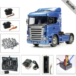 Tamiya 56318 Scania R470 Highline BUNDLE "Silber"
