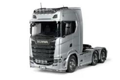 Tamiya 56373 Scania 770 S 6x4 3-Achser (silber vorlackiert) BUNDLE "Gold"