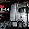 Tamiya 56376 Scania 8x4/4 Gun Metal (vorlackiert) Bausatz