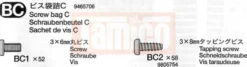 Tamiya Schrauben-Beutel C Scania R470 #9465706