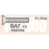 Tamiya Senkkopf-Schrauben M3 3x16mm (10 Stk.) #9805766