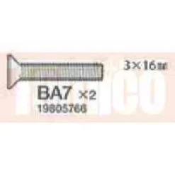 Tamiya Senkkopf-Schrauben M3 3x16mm (10 Stk.) #9805766