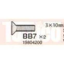 Tamiya Senkkopf-Schraube 3x10mm (10 Stk.) #9804200